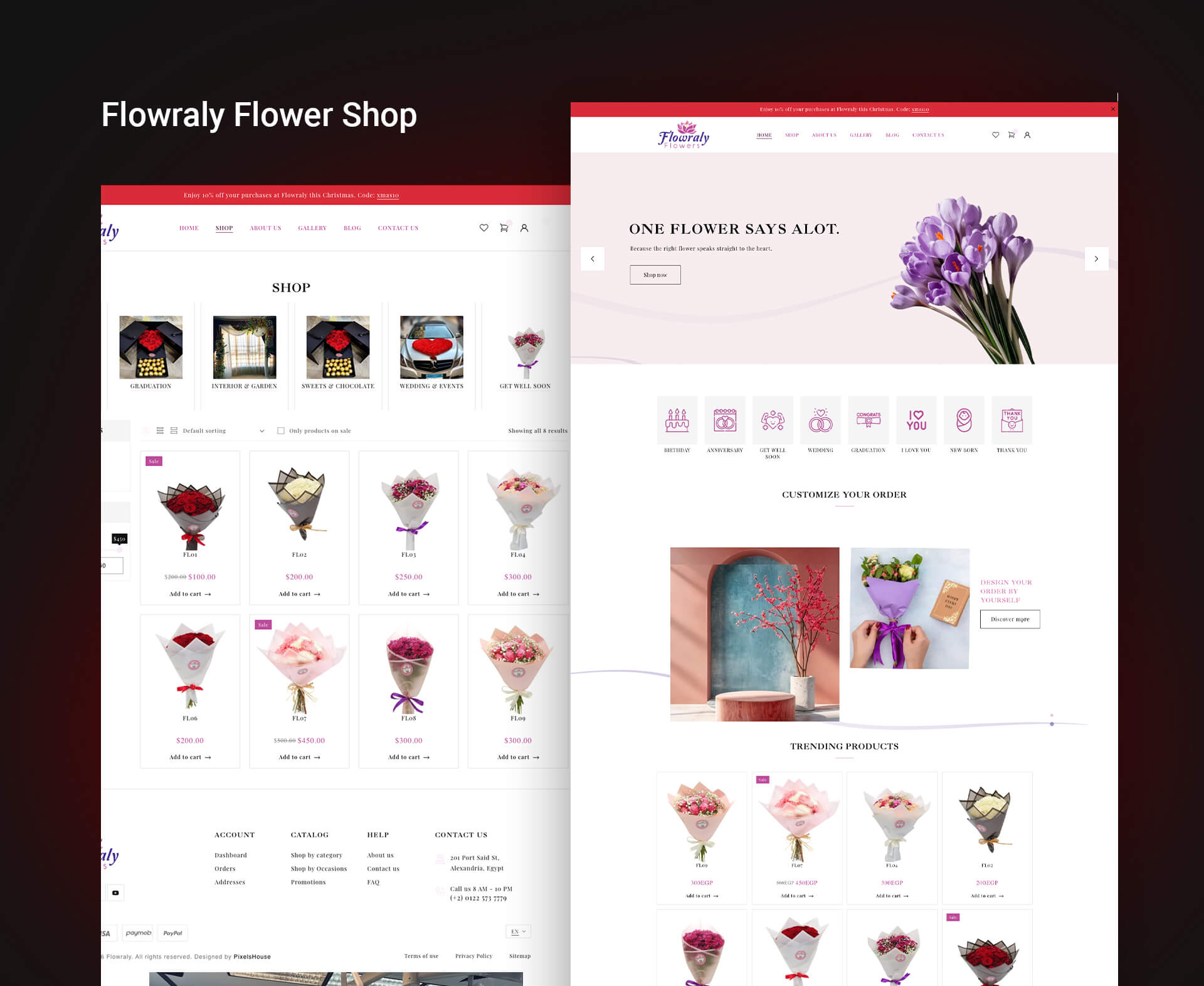 Flowraly Flower Shop